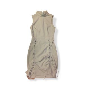 Sleeveless mint green dress